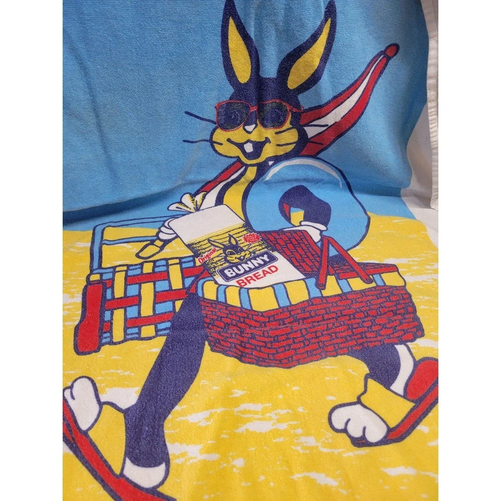 Bunny Bread Beach Towel Thats What I Said Lewis Bakeries Mascot  2016 54x32‎
